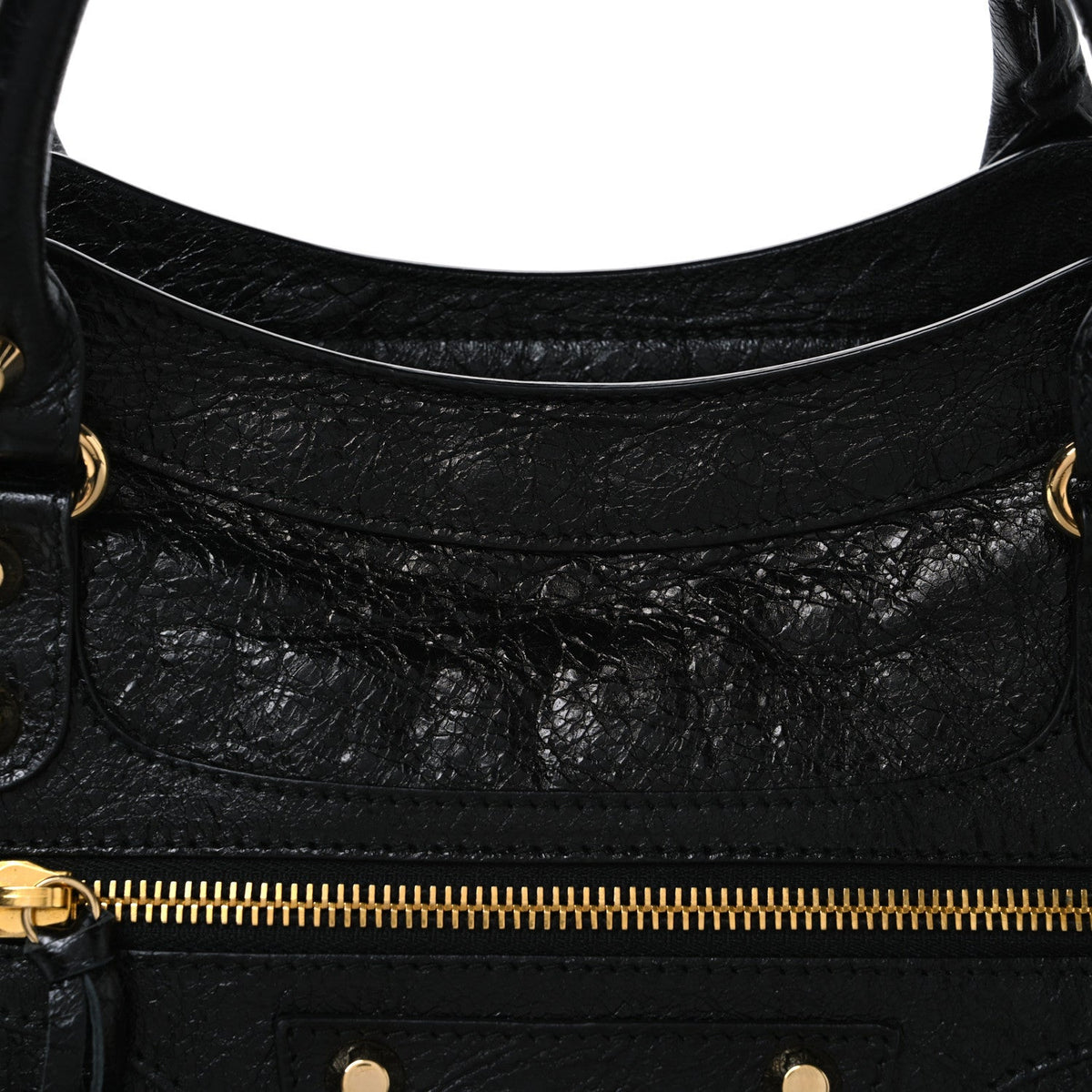 Agneau Classic Gold Hardware City Black