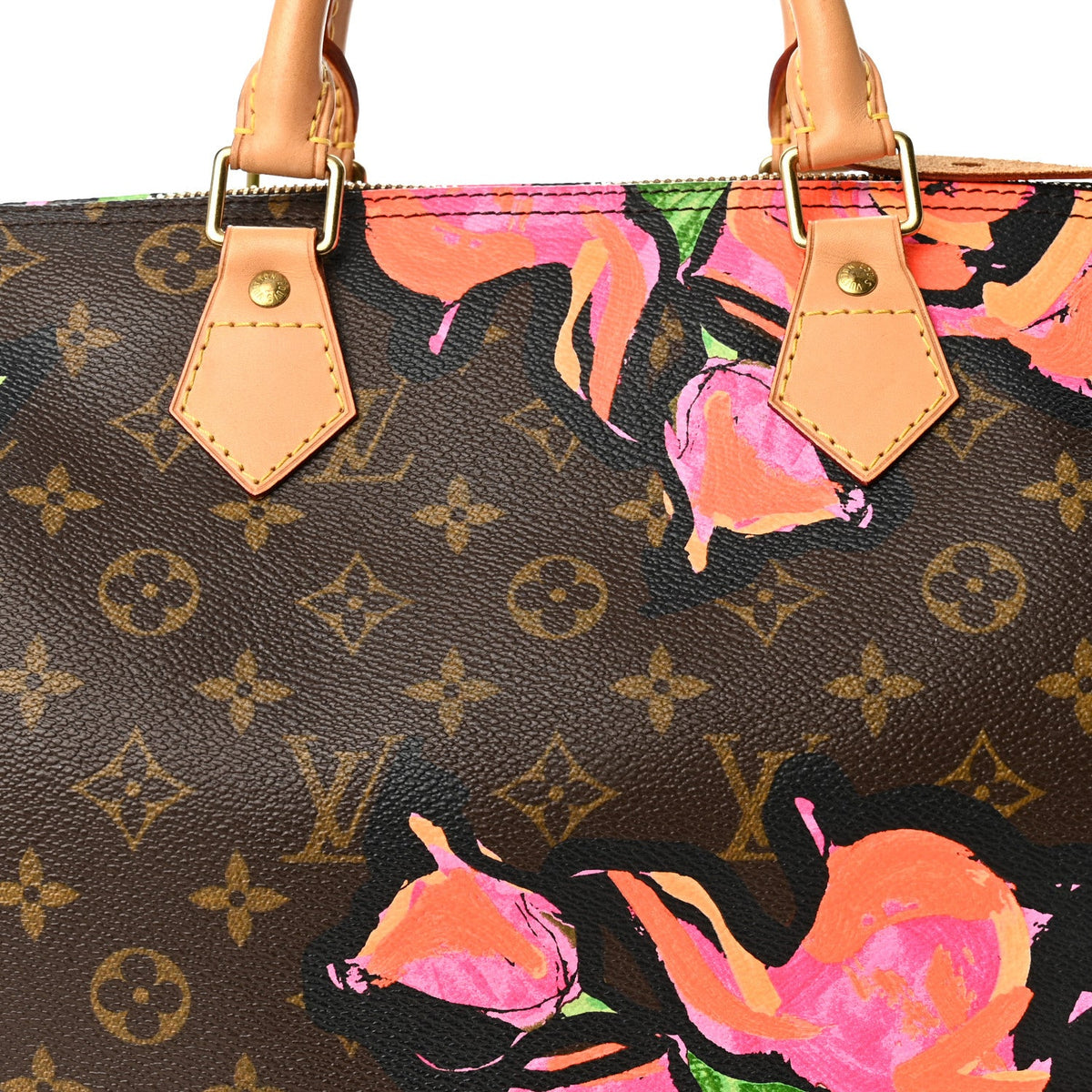Monogram Roses Speedy 30