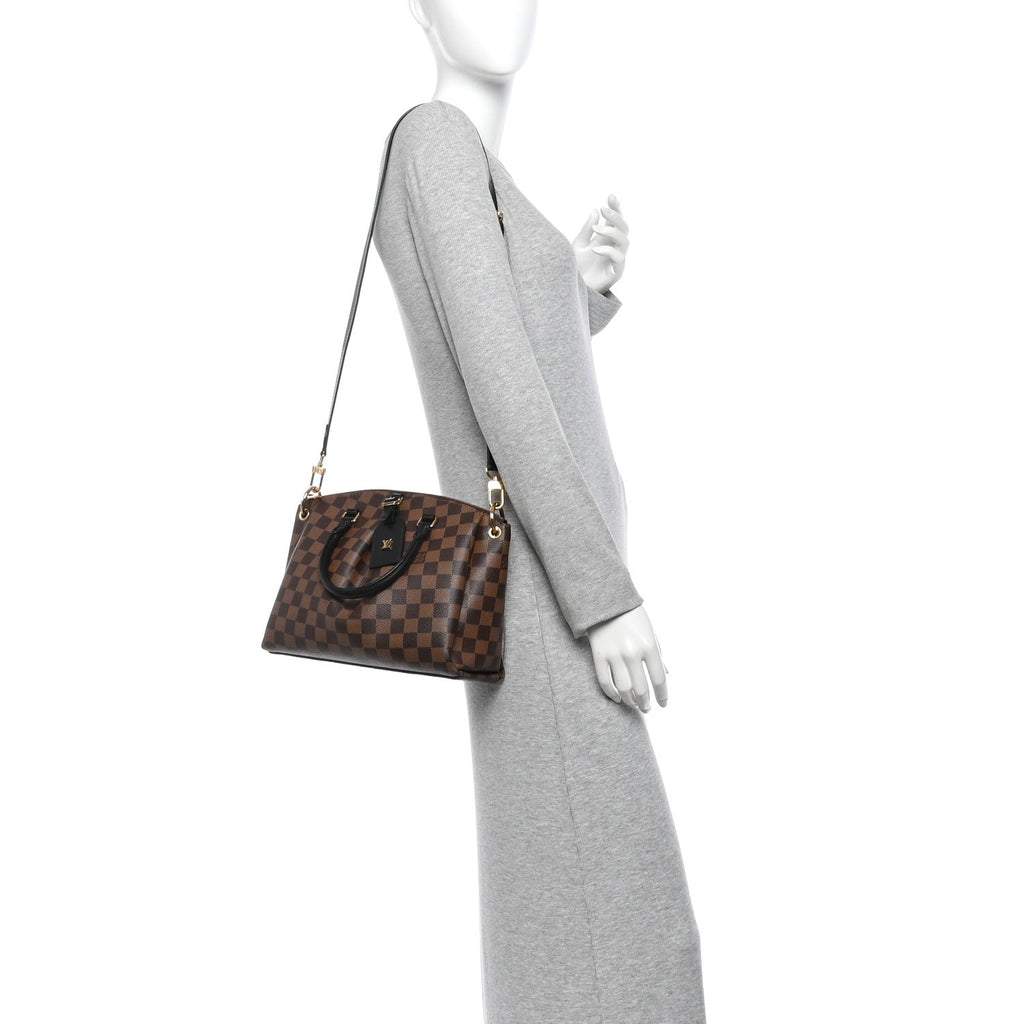 Damier Ebene Odeon Tote PM Black