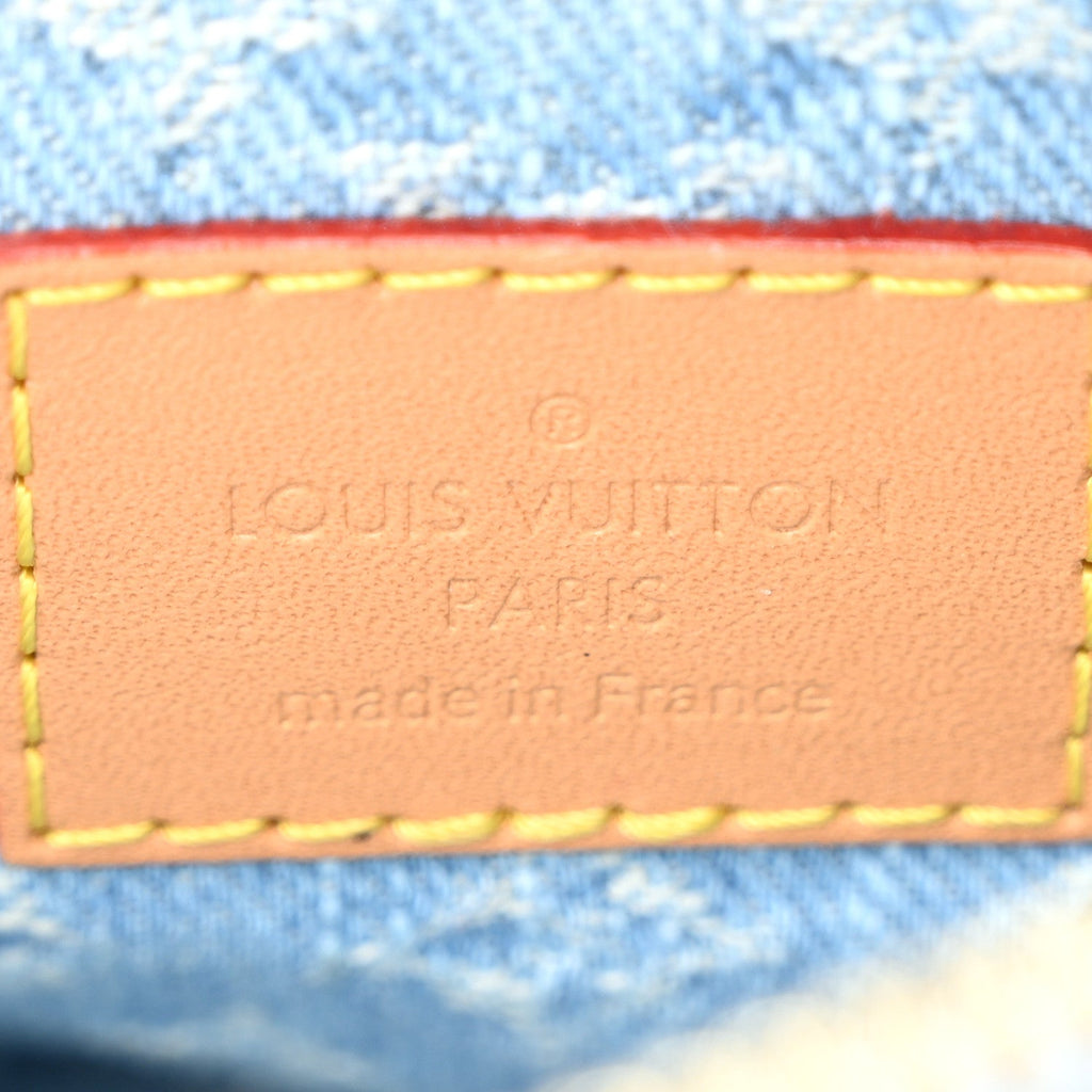 Monogram Denim Nano Speedy Sky Blue