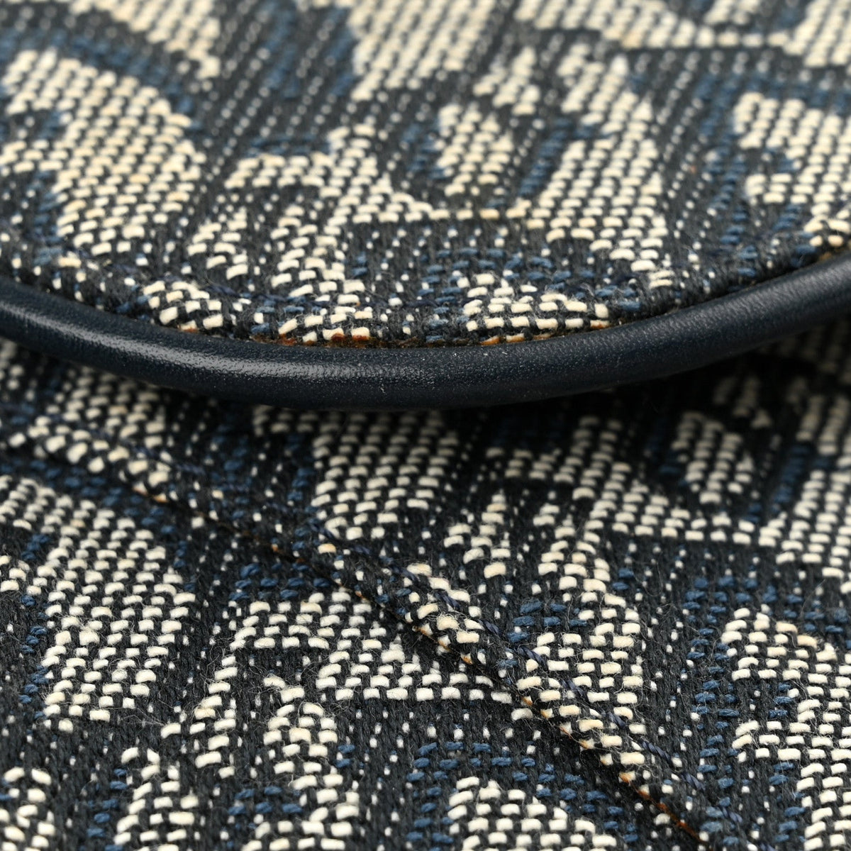 Monogram Saddle Bag Blue