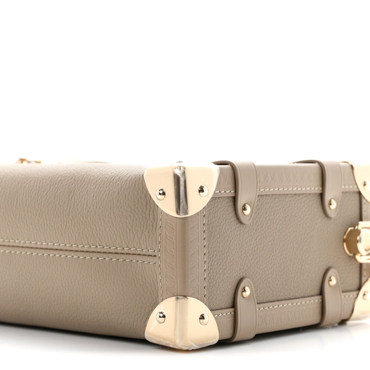 Calfskin Side Trunk MM Taupe