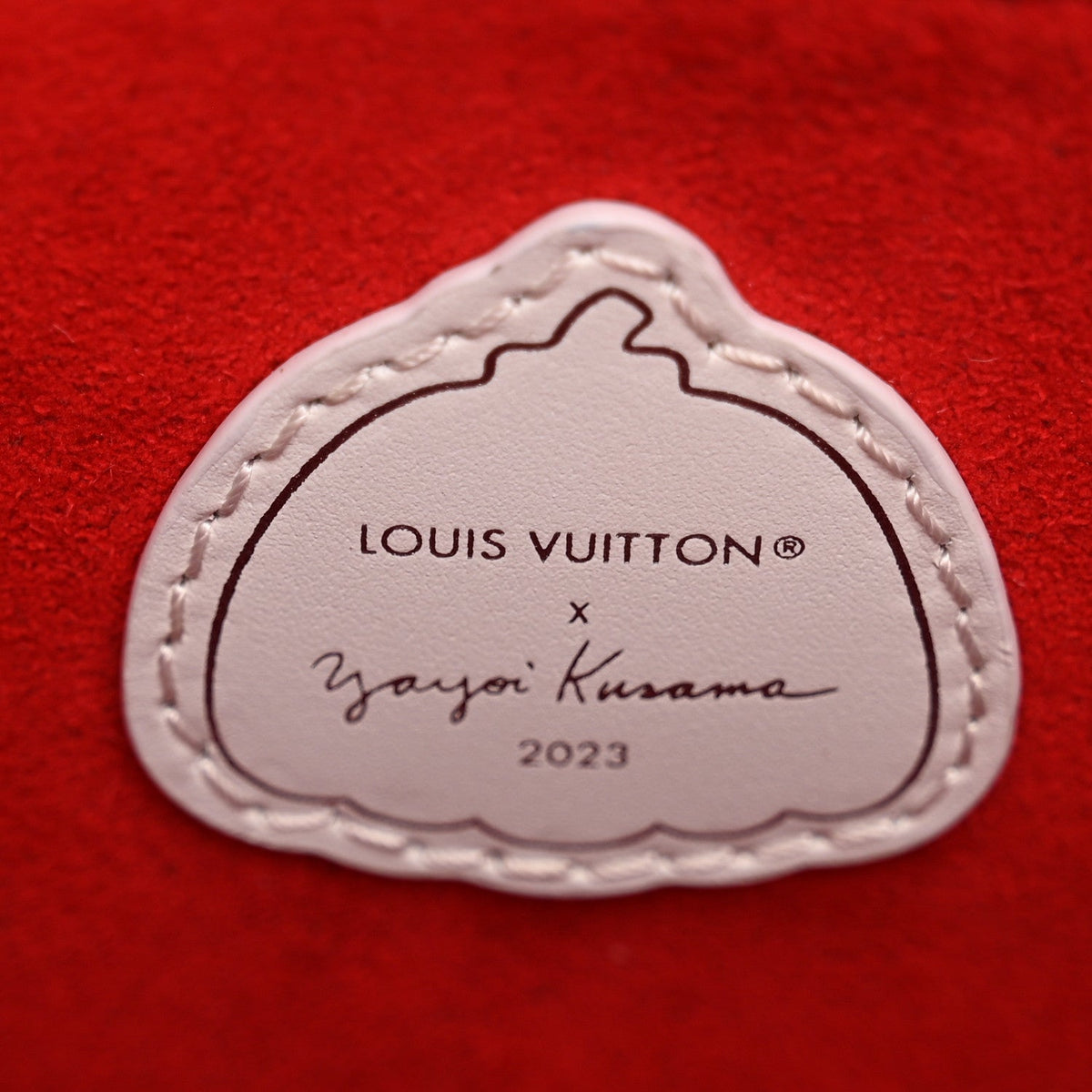 LV X YK Empreinte Infinity Dots Onthego PM Rogue White