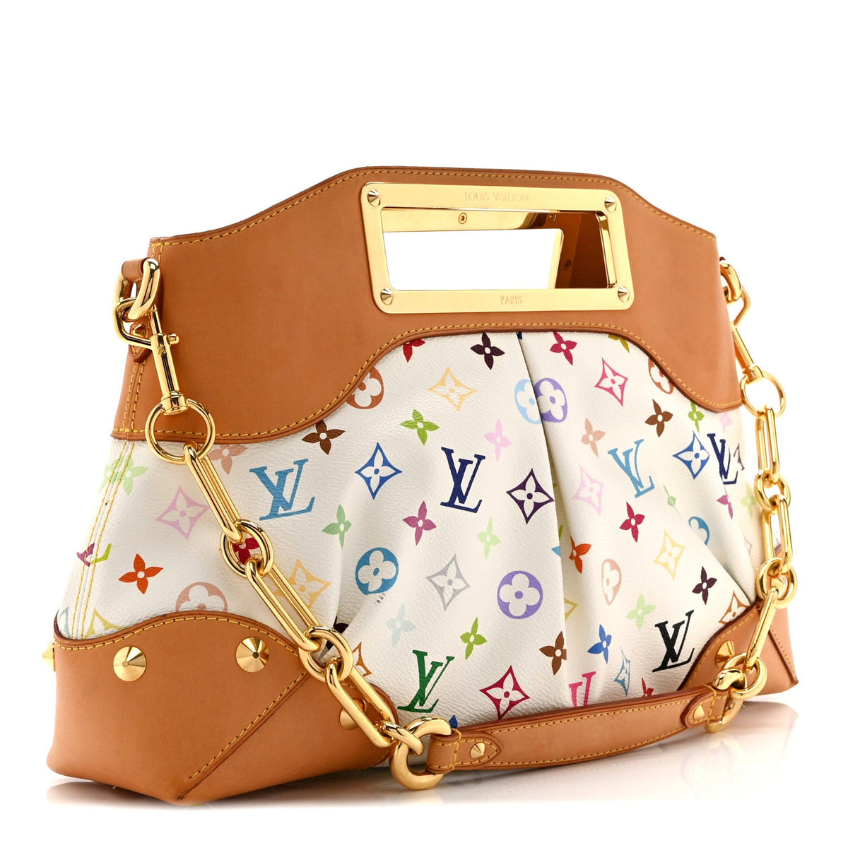 Monogram Multicolor Judy MM White