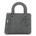 Ultra Matte Calfskin Cannage Small My ABCDior Lady Dior Grey