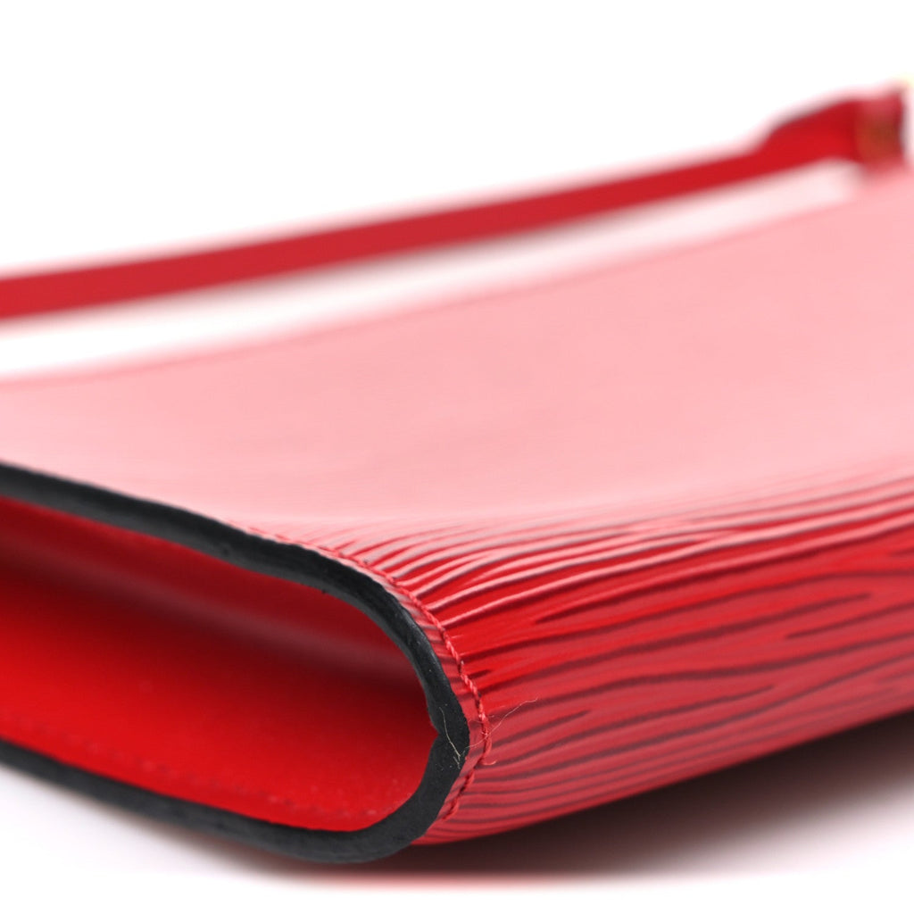 Epi Pochette Accessories 24 Castillan Red