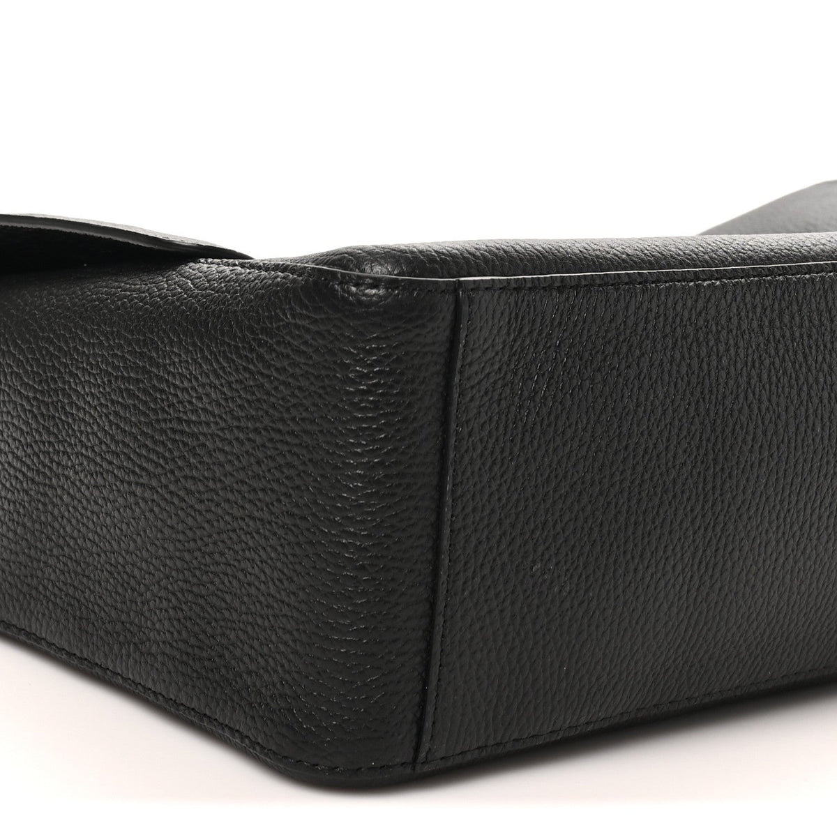 Grained Calfskin Souplissimo Maxi Flap Black