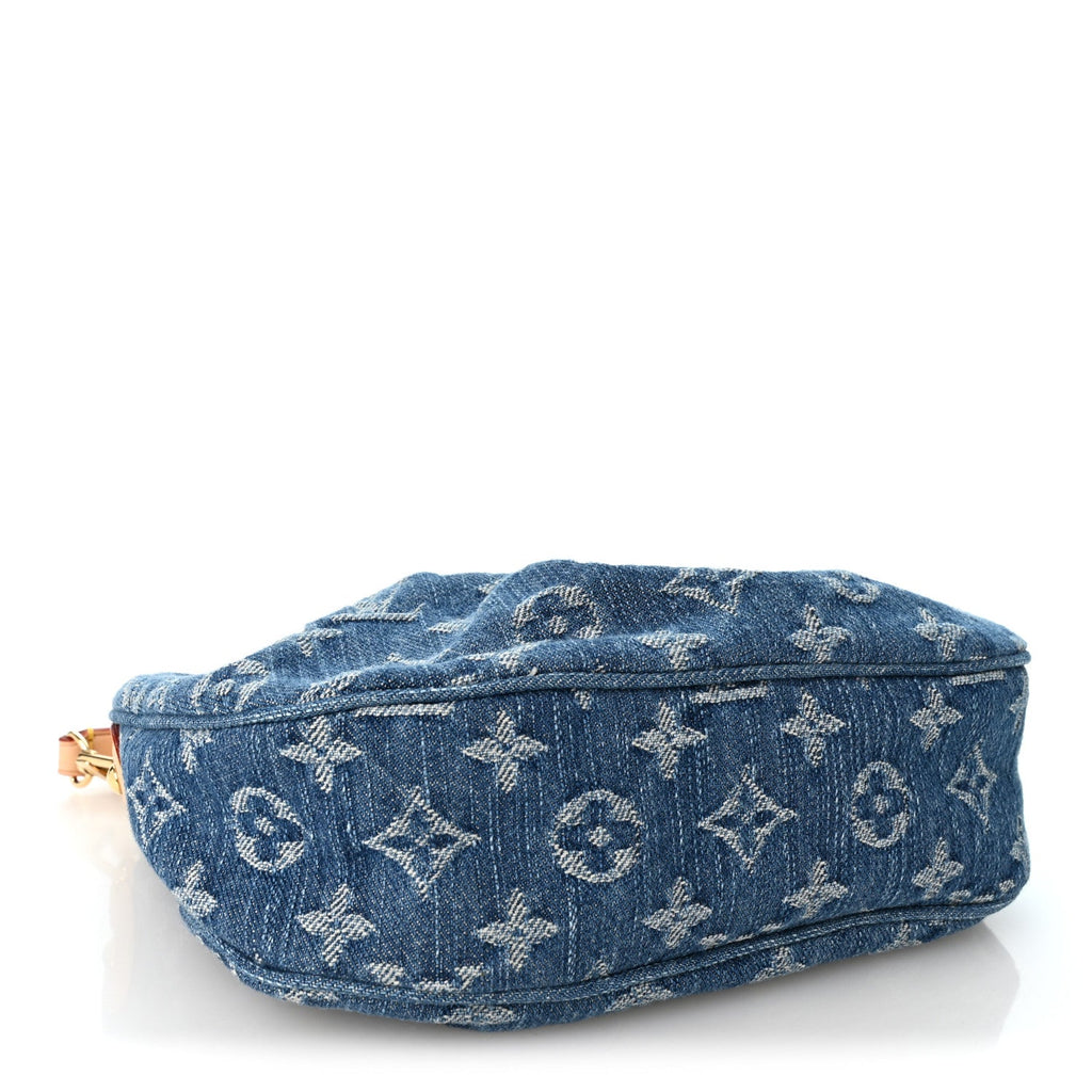 Monogram Denim Pochette Valley Blue