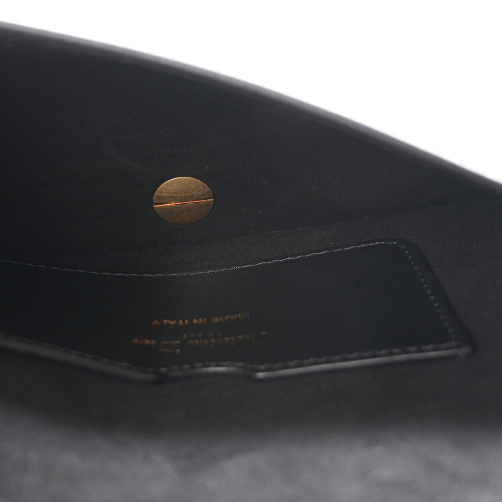 Grained Calfskin D-Bee Shoulder Bag Black