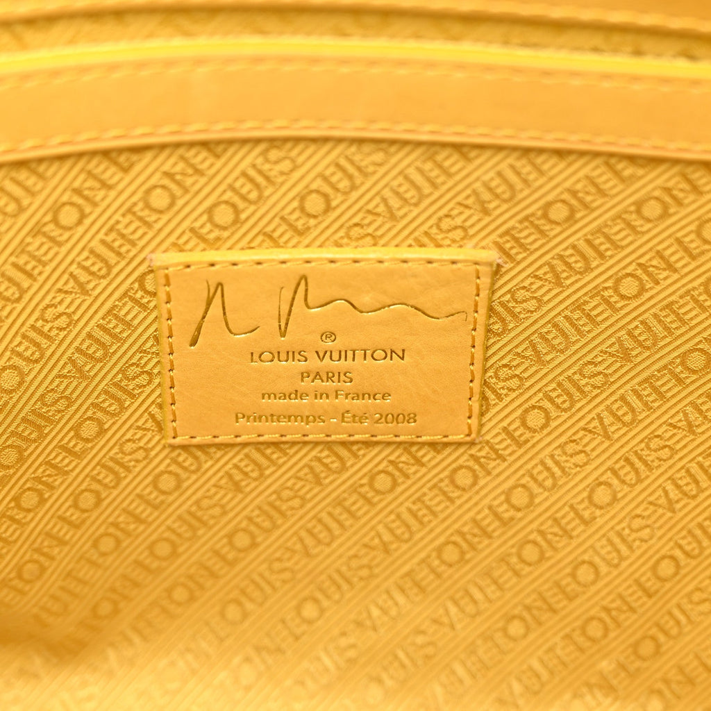 Monogram Pulp Defile Weekender PM Yellow