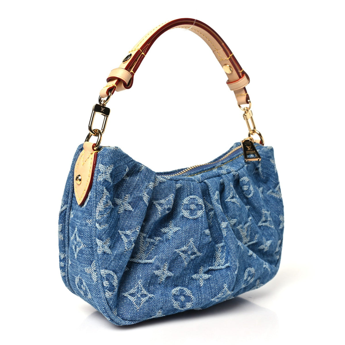Monogram Denim Pochette Valley Blue