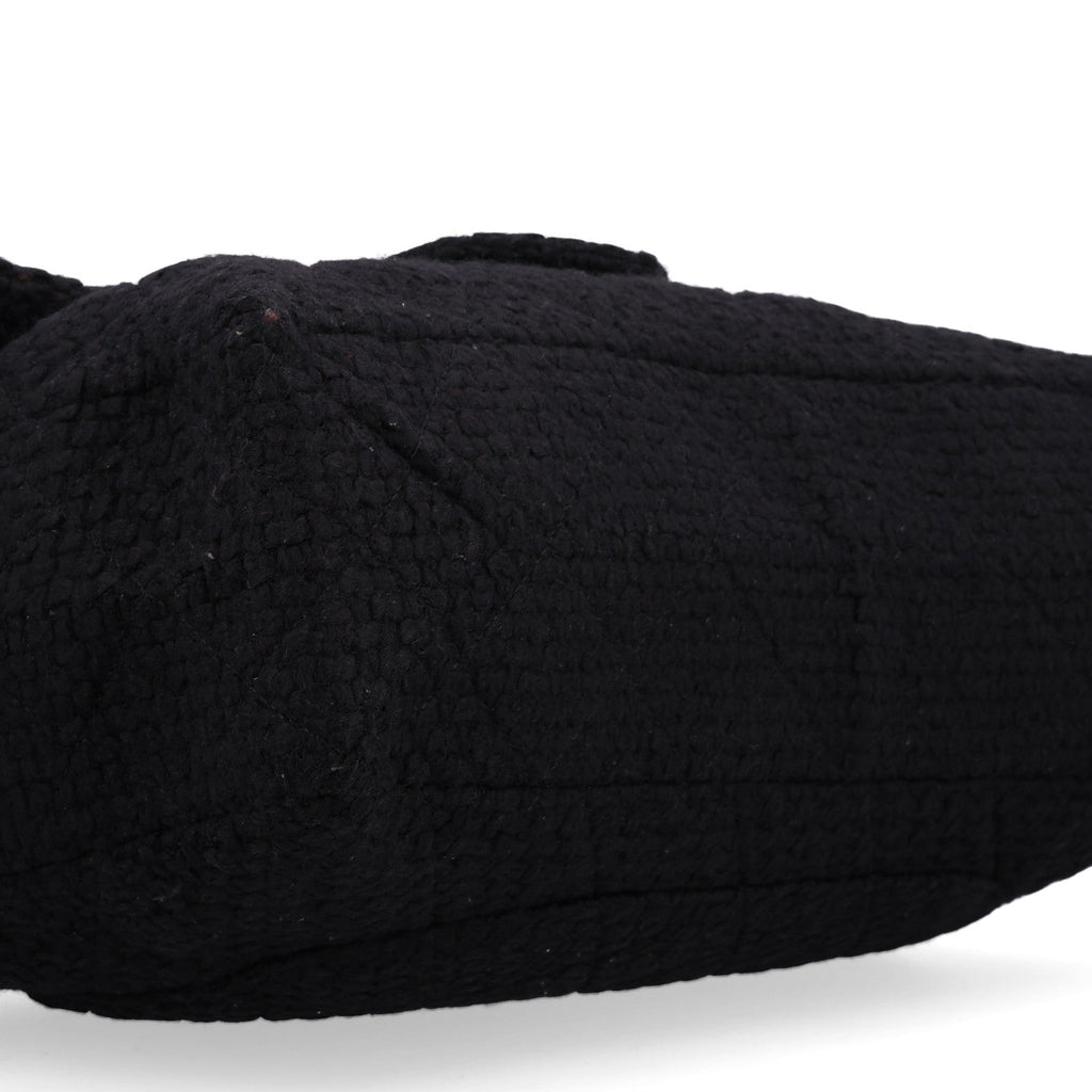 Wool Quilted XXL Reissue Flap Black