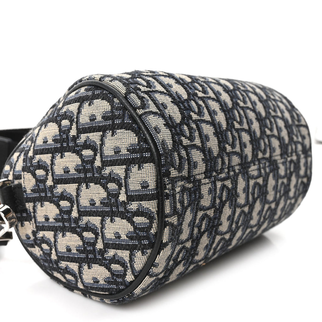 Oblique Roller Messenger Bag Blue