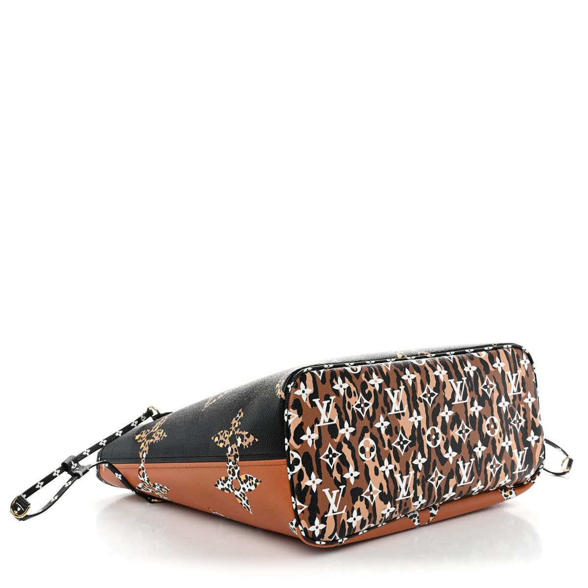 Monogram Giant Jungle Neverfull MM Black