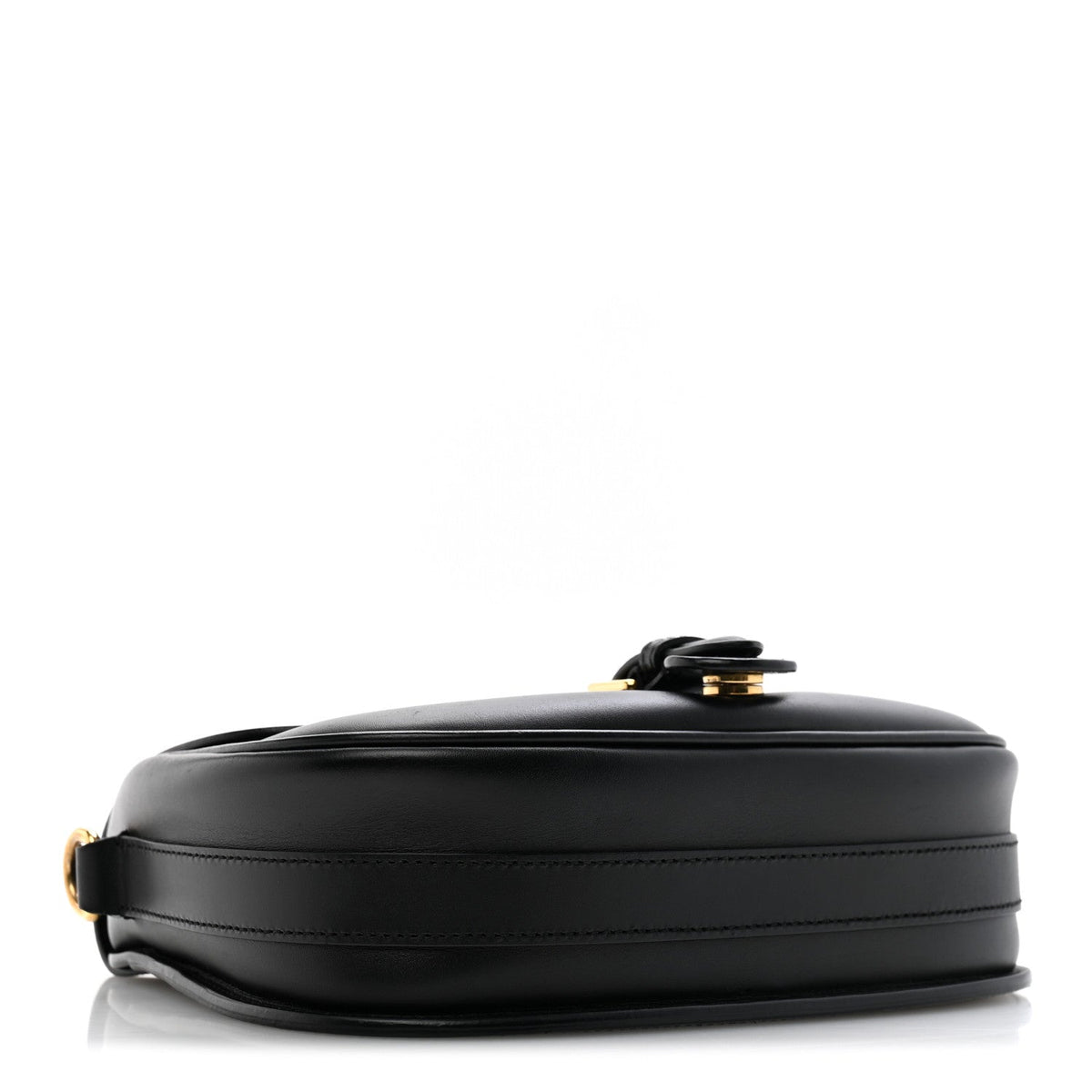 Box Calfskin Medium Bobby Flap Black