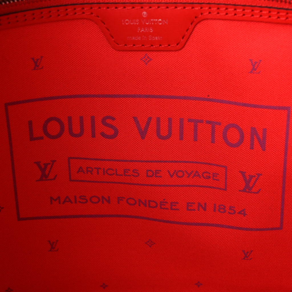 Monogram Escale Neverfull MM Rouge