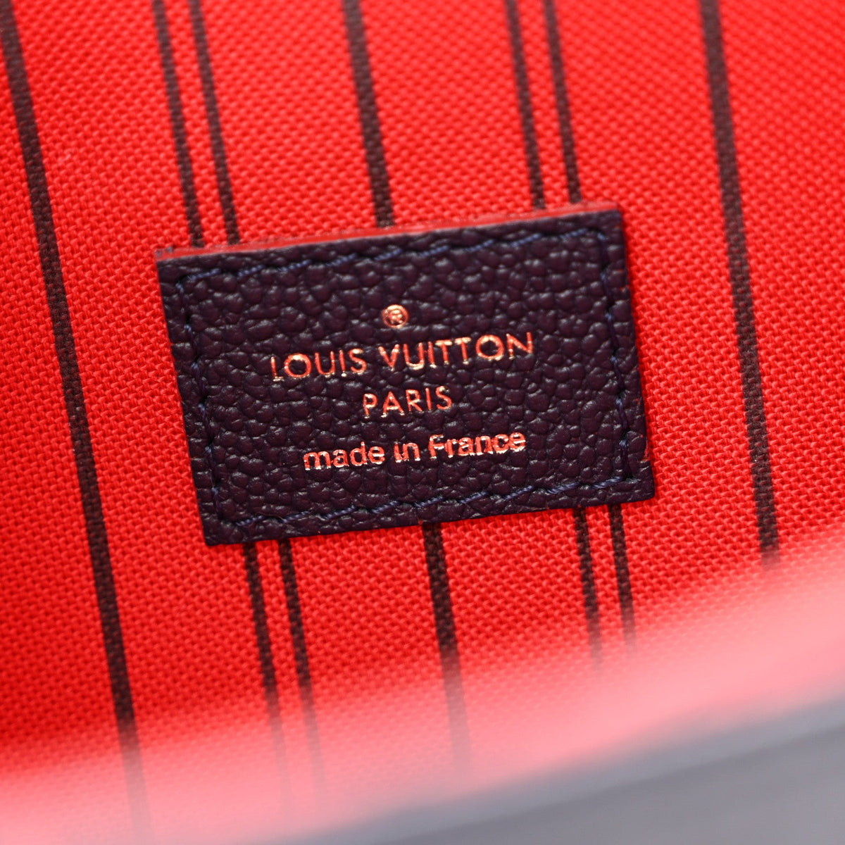 Empreinte Pochette Metis Marine Rouge