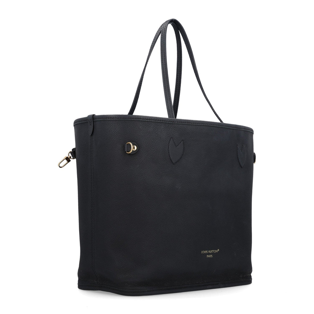 Monogram Calfskin Neo Neverfull Inside Out MM Black