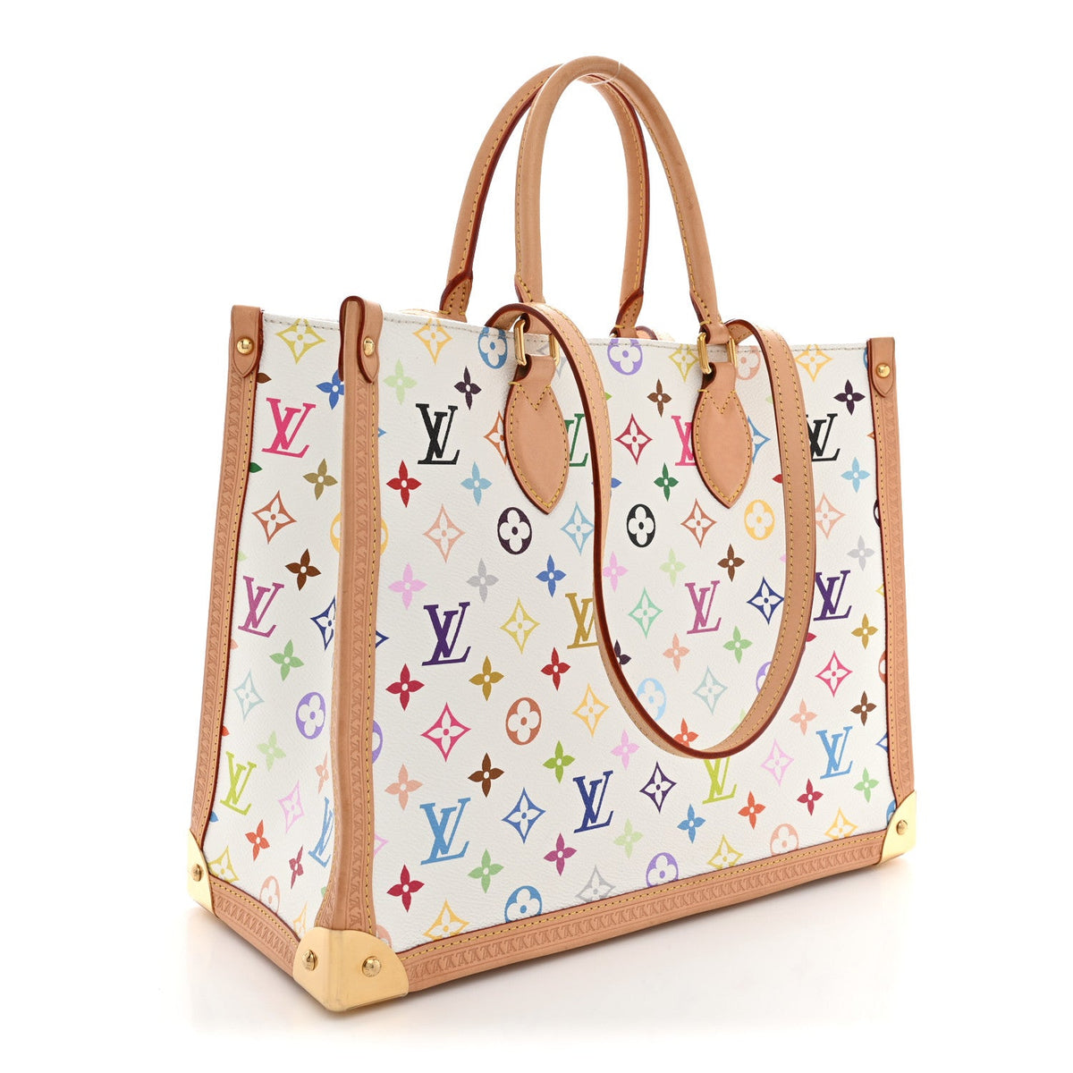 LV X TM Monogram Multicolor Onthego MM White