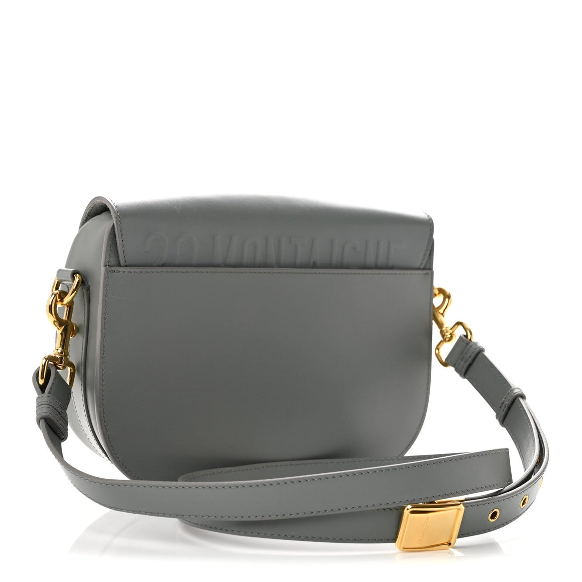 Box Calfskin Medium Bobby Flap Gray
