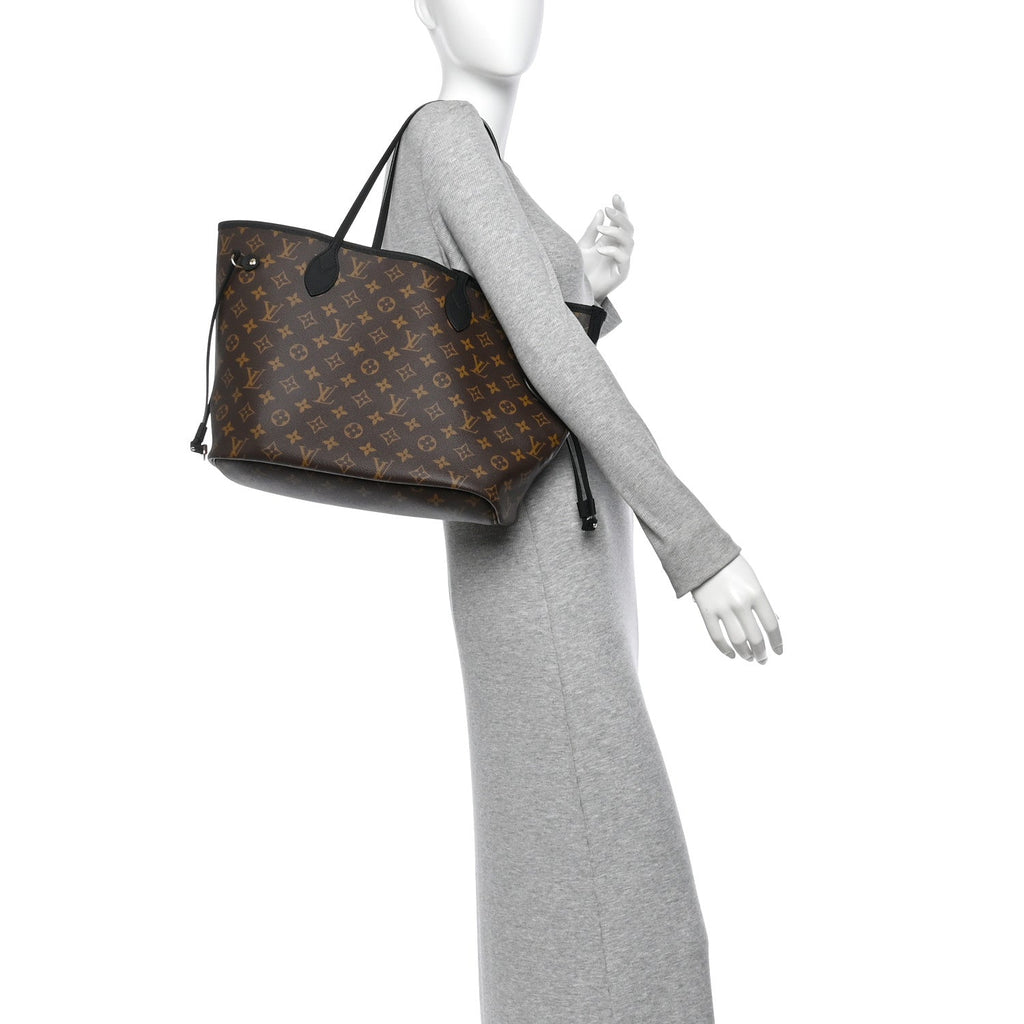Monogram Calfskin Neo Neverfull Inside Out MM Black