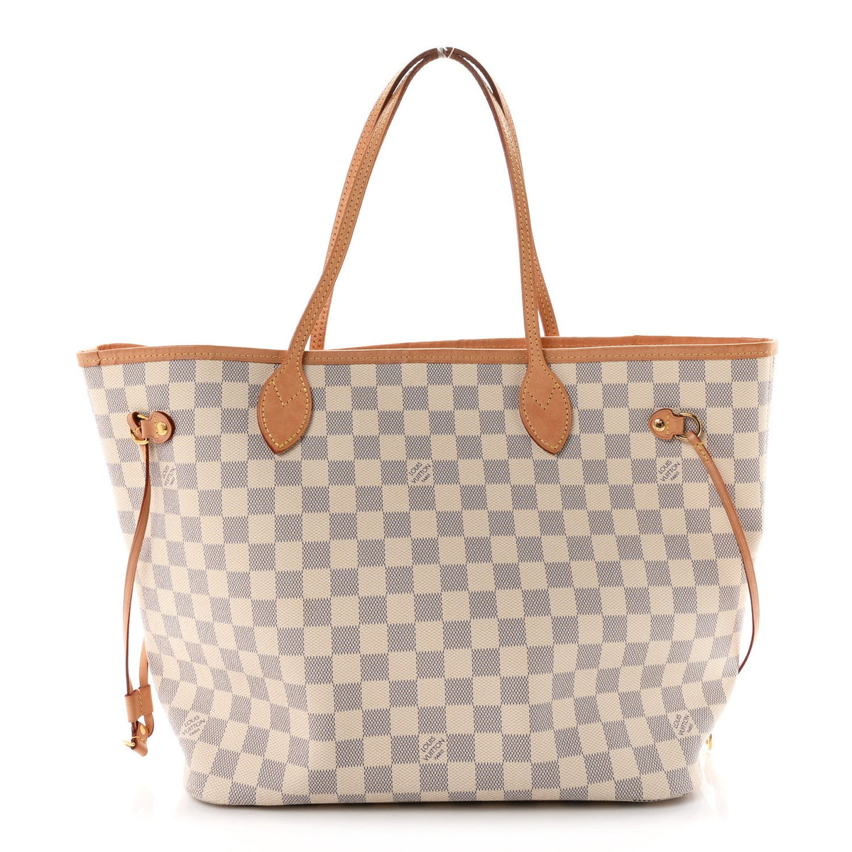 Damier Azur Neo Neverfull MM Rose Ballerine