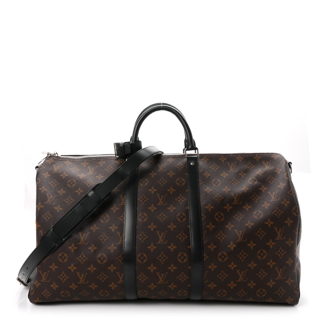 Monogram Macassar Keepall Bandouliere 55