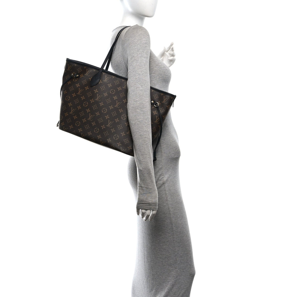 Monogram Calfskin Neo Neverfull Inside Out MM Black