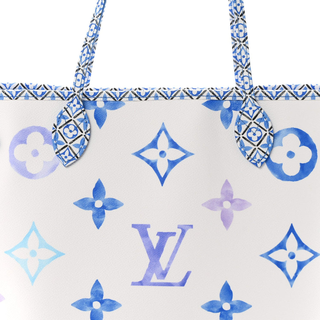 Monogram Giant By The Pool 2.0 Neverfull MM Blue