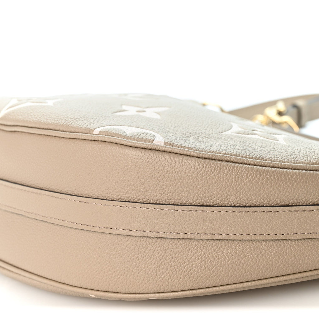 Empreinte Monogram Giant Loop Hobo Dove Gray Cream