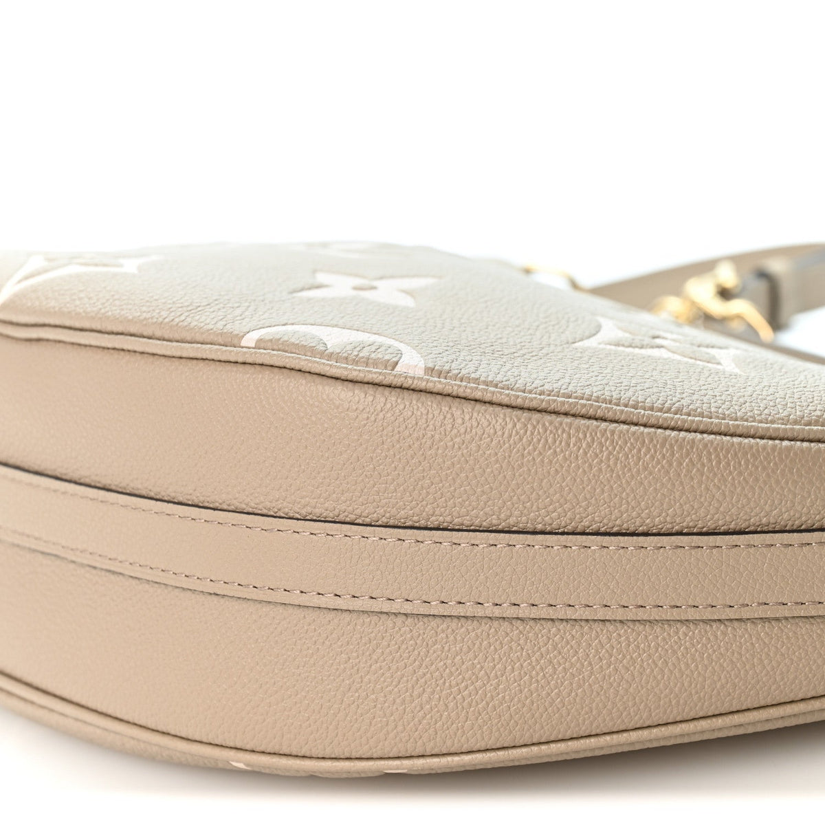 Empreinte Monogram Giant Loop Hobo Dove Gray Cream