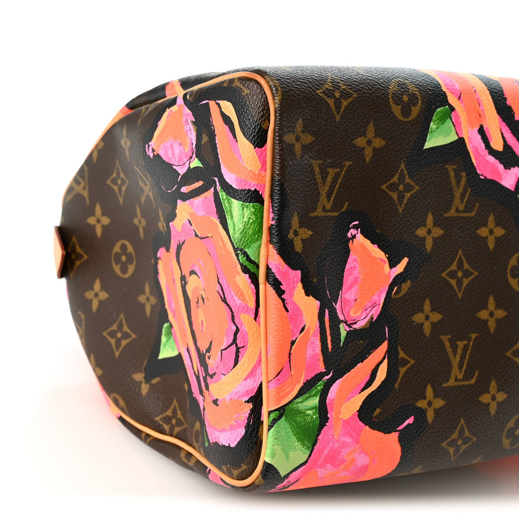 Monogram Roses Speedy 30