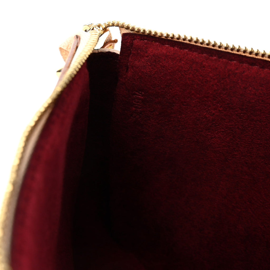 Monogram Multicolor Pochette Accessories White