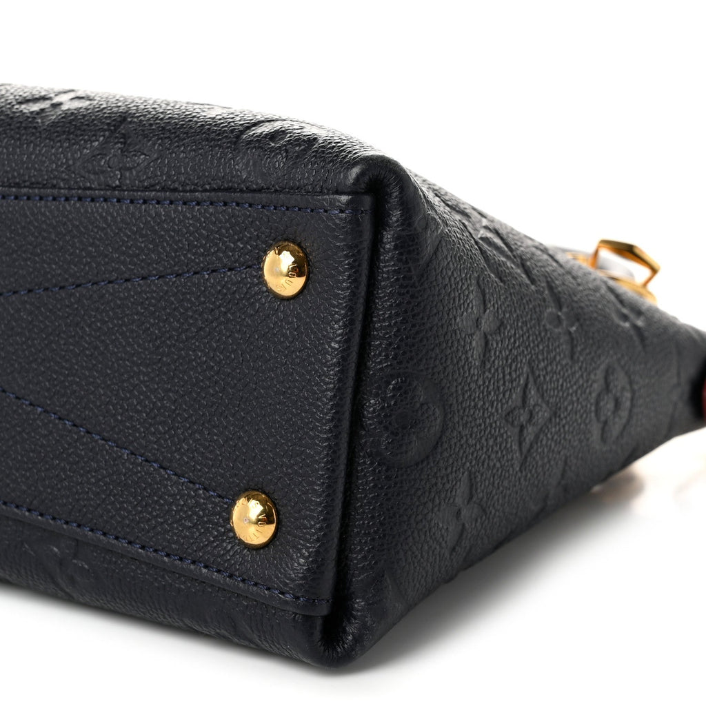 Empreinte V Tote BB Marine Rouge