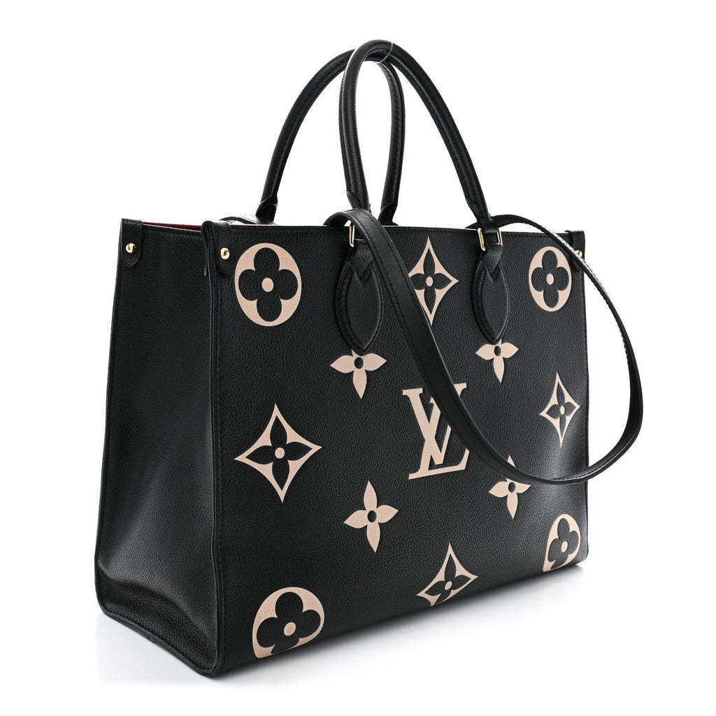 Empreinte Monogram Giant Onthego MM Black Beige