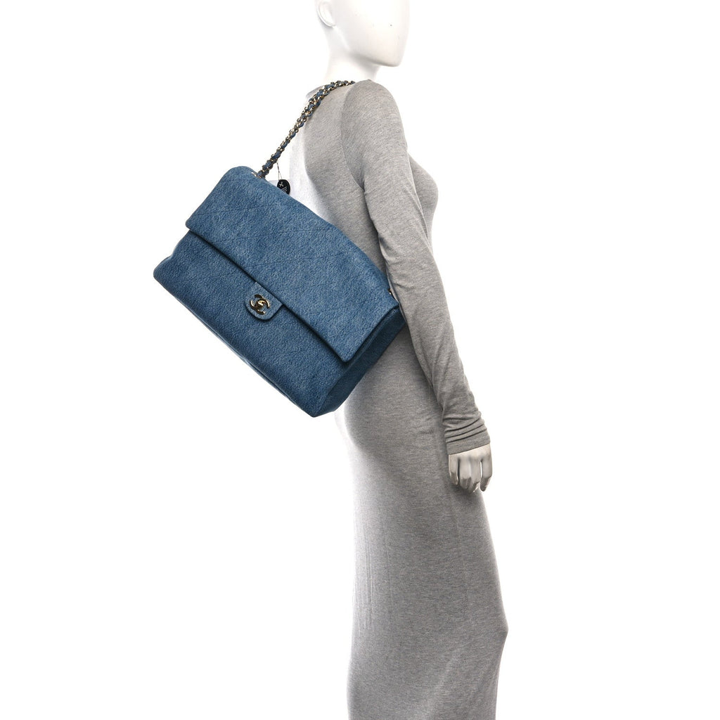 Denim Souplissimo Maxi Flap Blue
