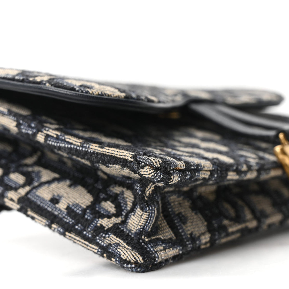 Oblique Saddle Belt Bag Blue