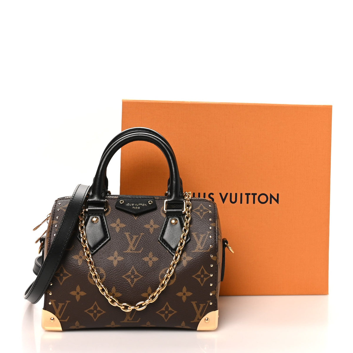 Reverse Monogram Speedy Trunk 20