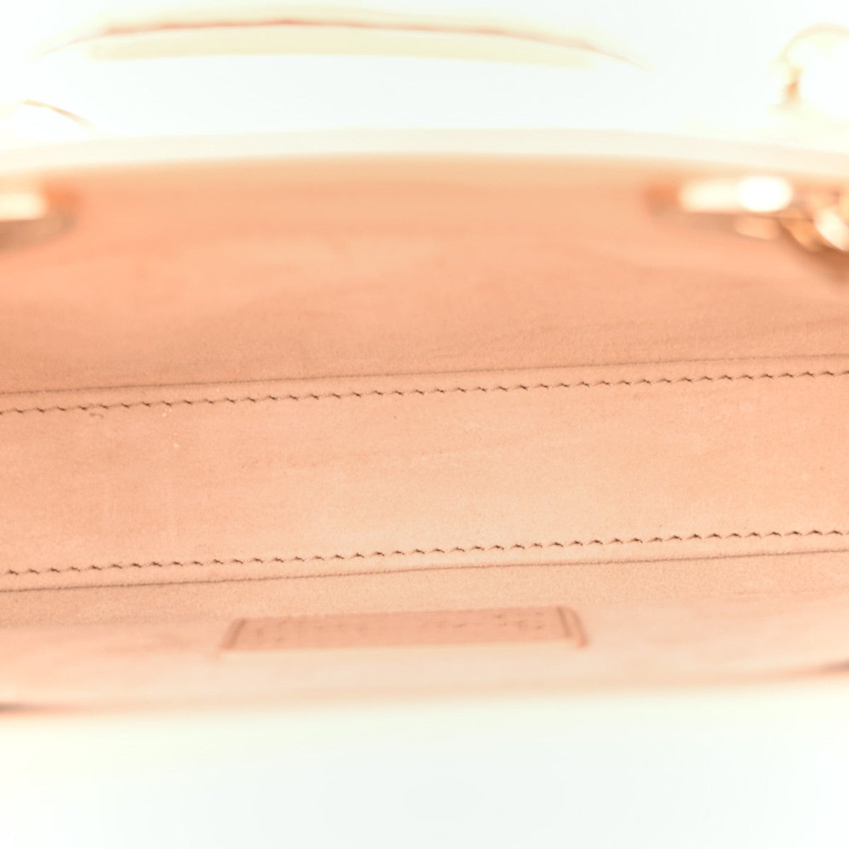 Patent Cannage Small Lady D-Joy Beige
