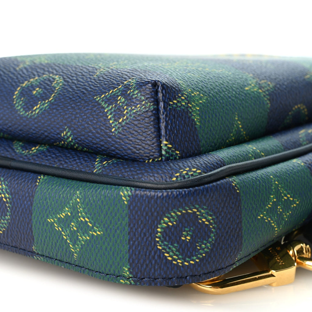 Monogram Heritage Avenue Slingbag PM Blue Stripes