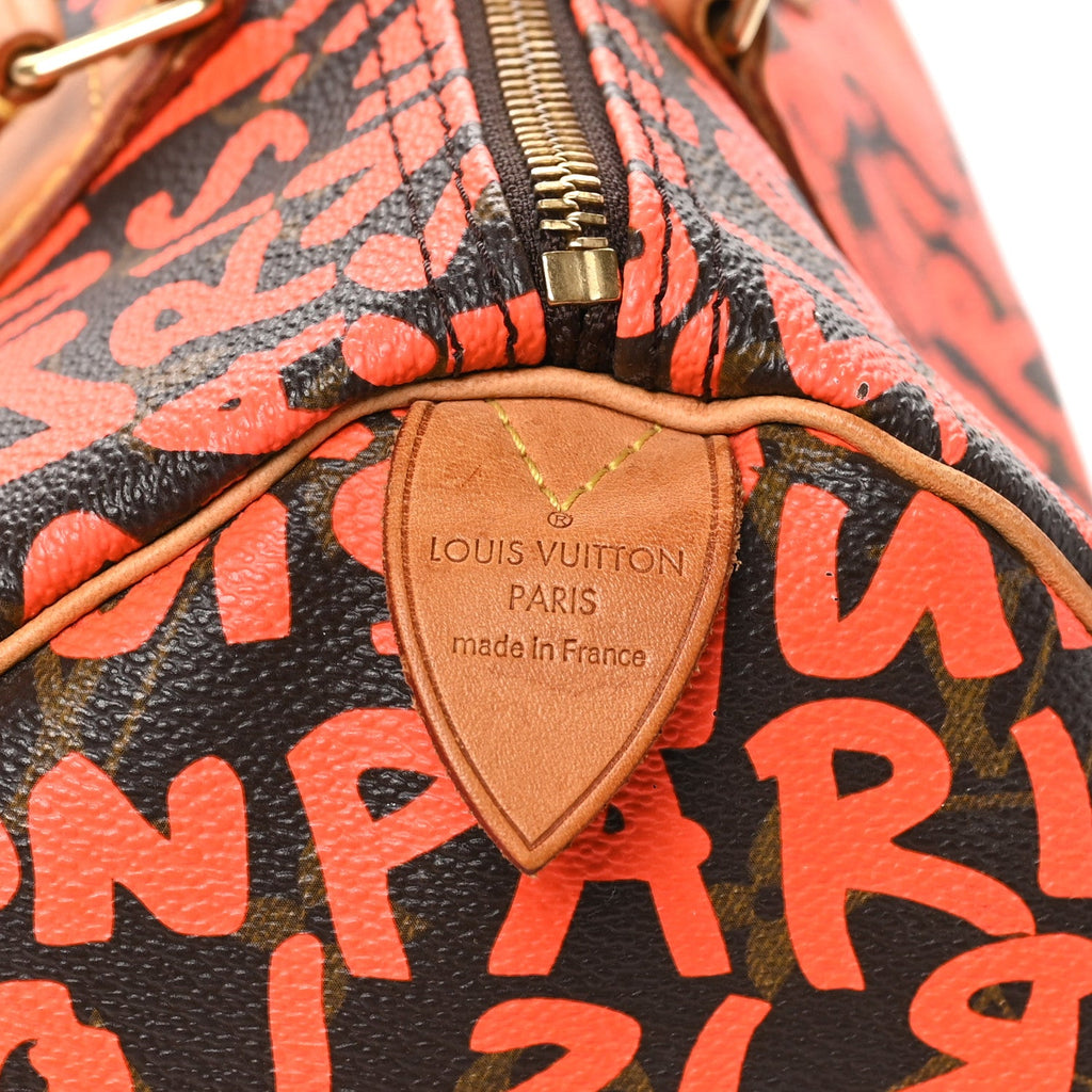 Monogram Graffiti Speedy 30 Orange