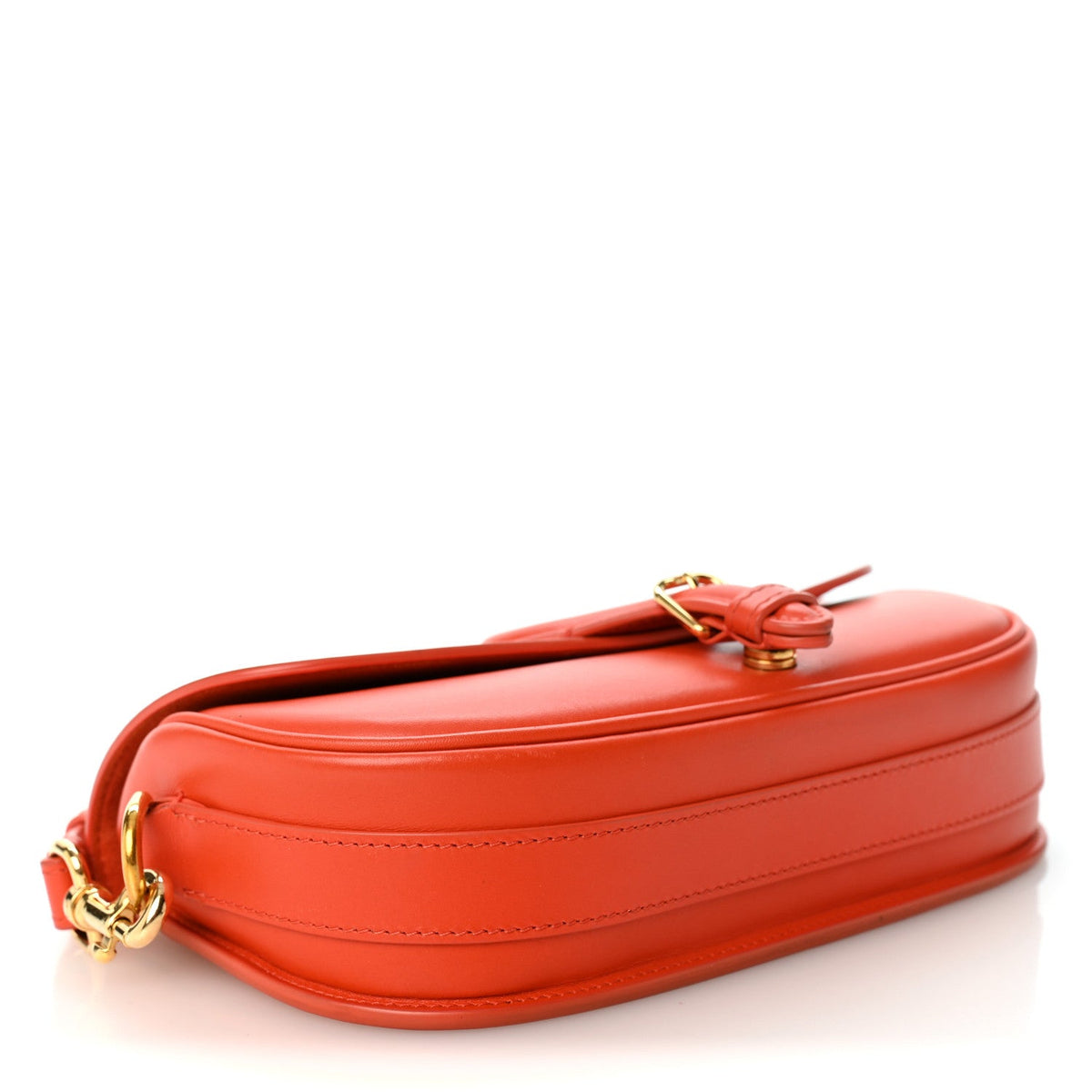 Box Calfskin East West Bobby Bag Orange