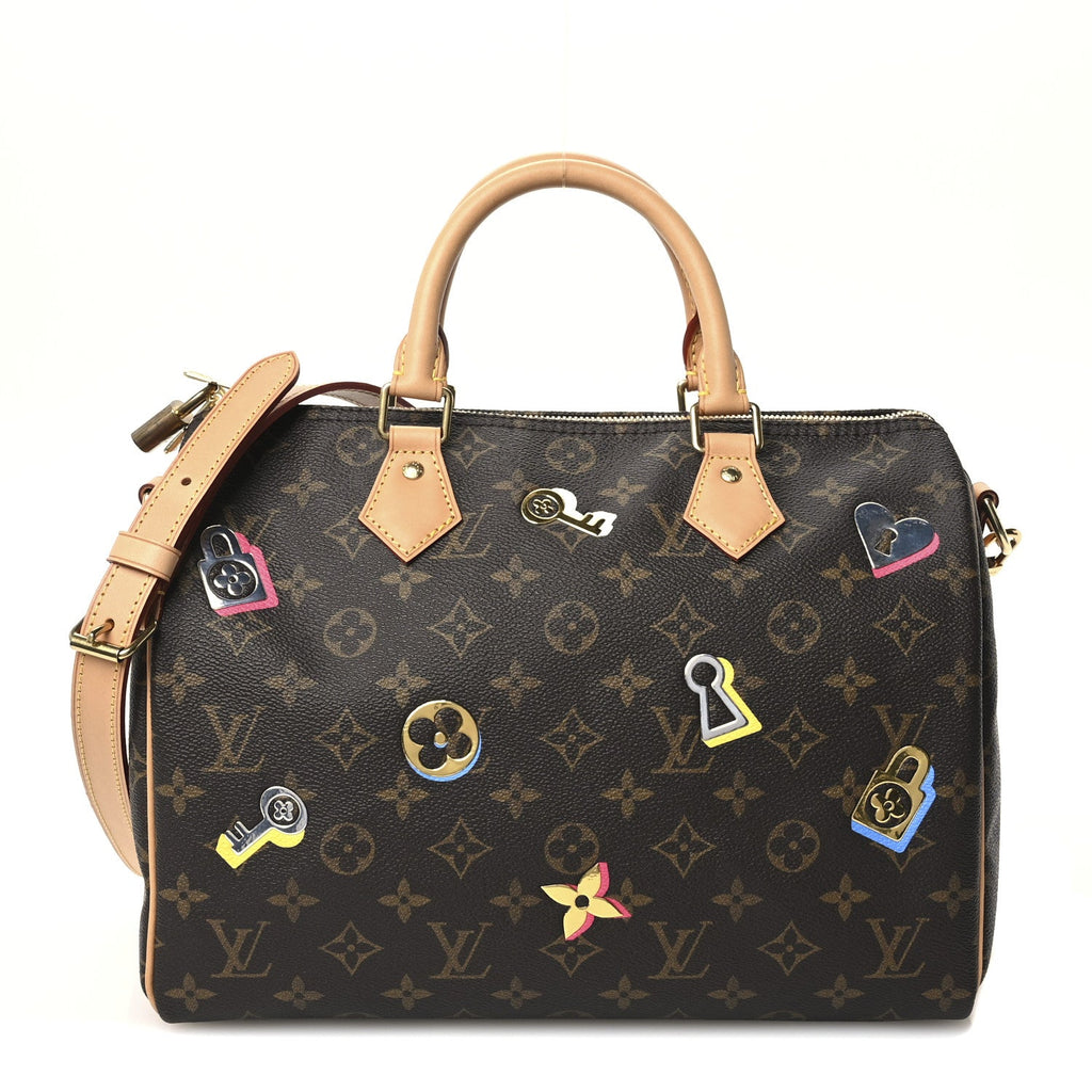 Monogram Love Lock Speedy Bandouliere 30