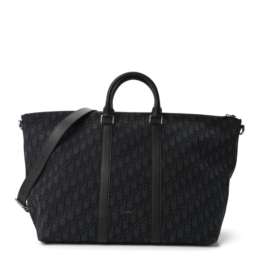 Maxi Oblique Jacquard Weekender 40 Black