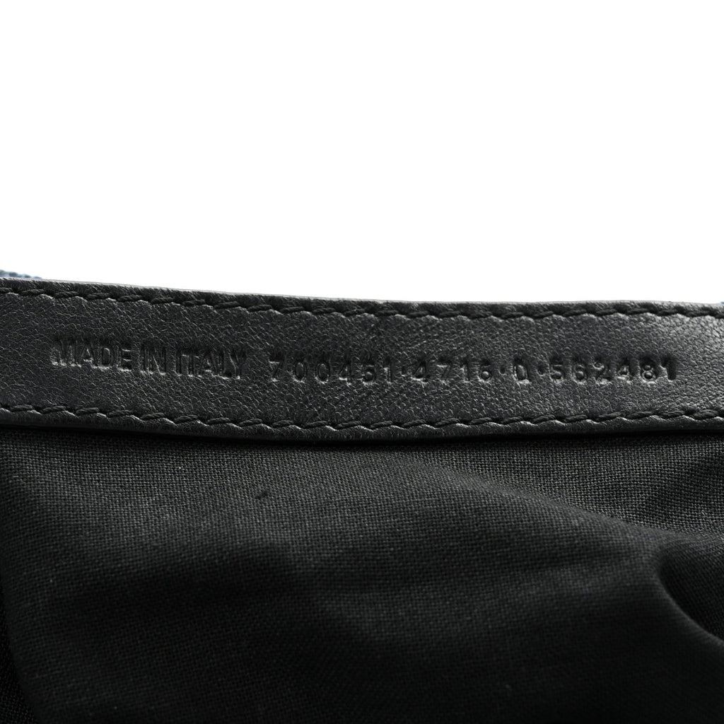 Denim BB Monogram Neo Cagole City Handbag Blue