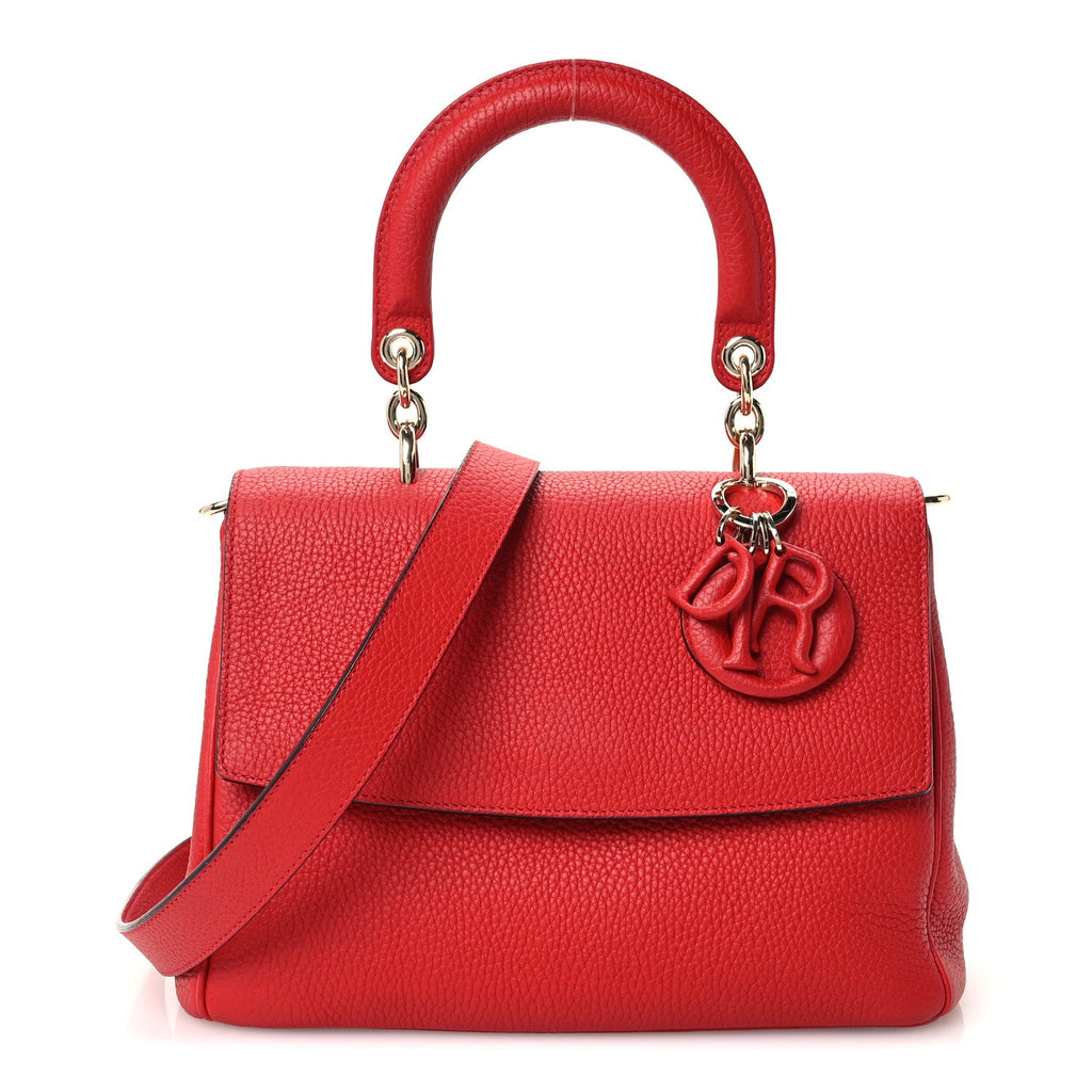 Bullcalf Medium Be Dior Flap Red Pink