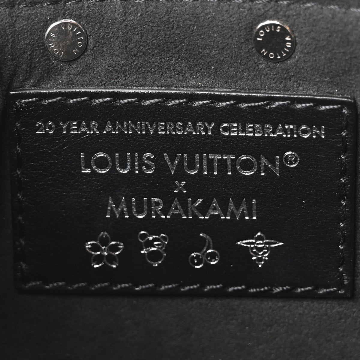 LV X TM Monogram Multicolor Pochette Accessories Black