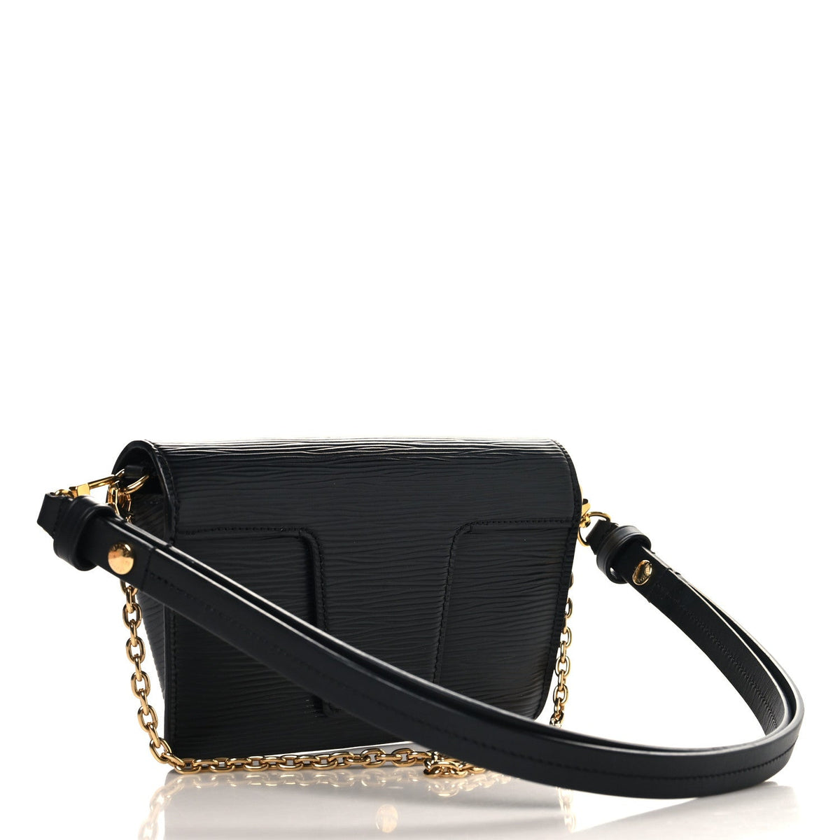 Epi Padlock On Strap Black