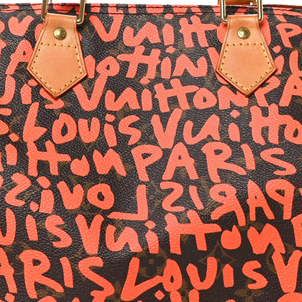 Monogram Graffiti Speedy 30 Orange