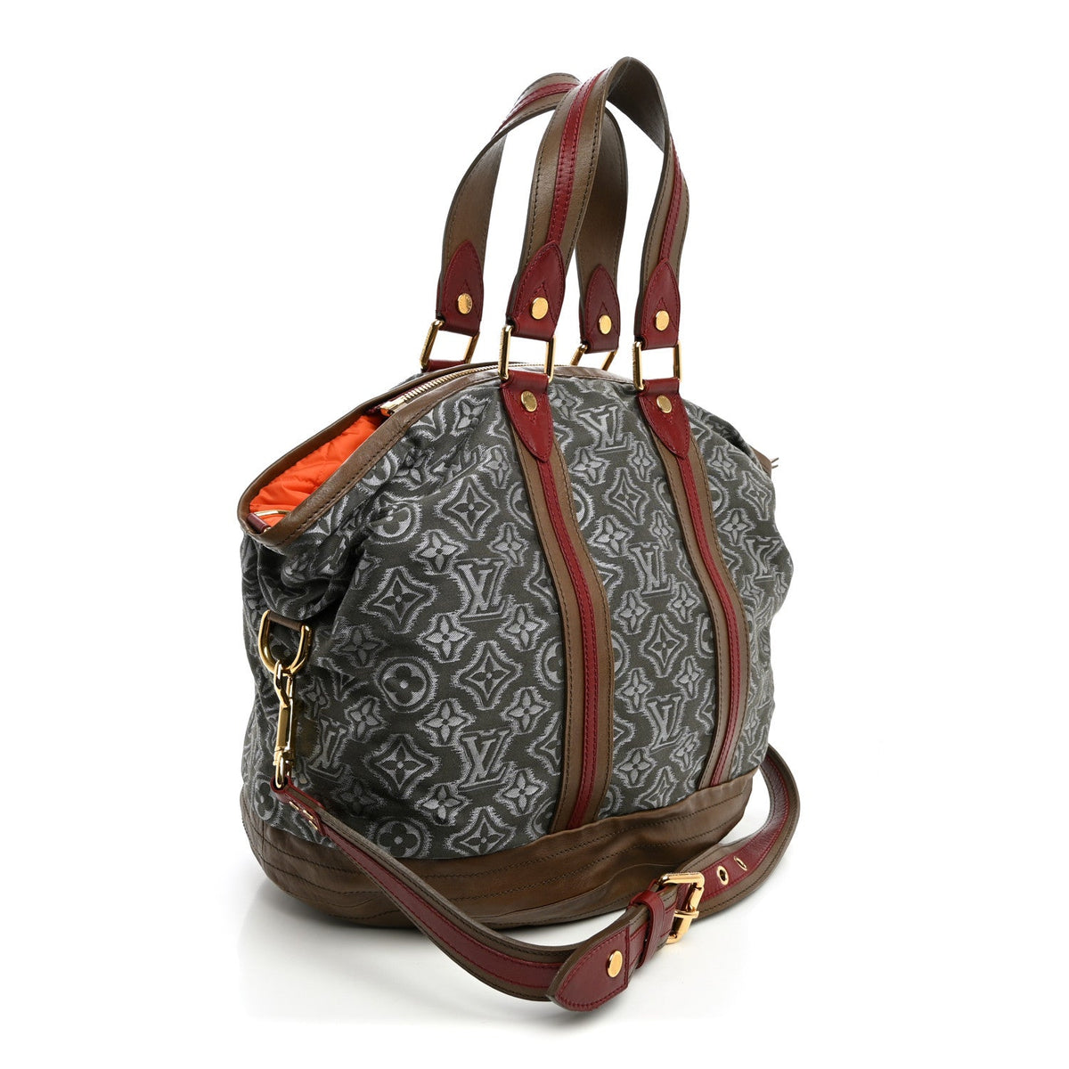 Jacquard Monogram Fabric Aviator Kaki